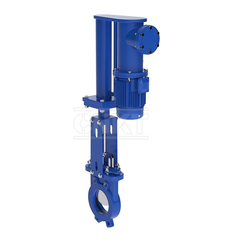 Two-way seal - clamp electro - hydraulic knife gate valve