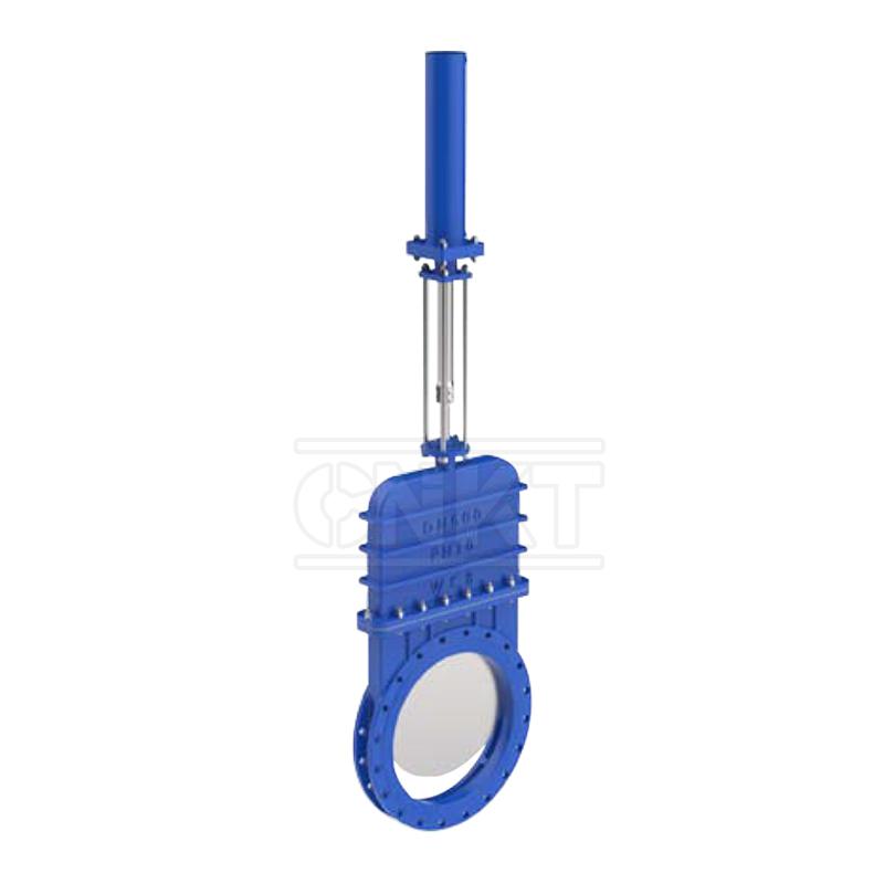 liquid moving dark plate one-way sealing knife gate valve