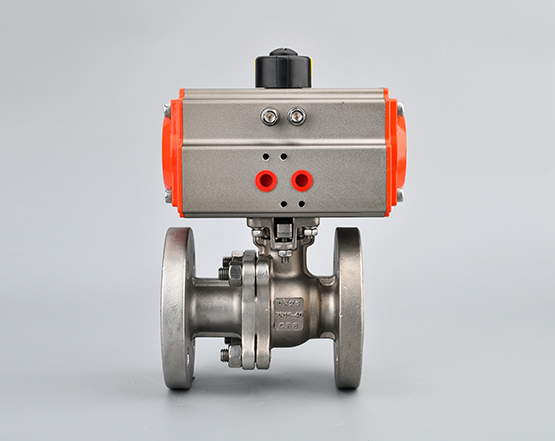 What is the principle of rapid filling of pneumatic ball valve